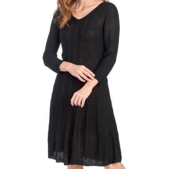 Nine West Dresses & Skirts - NEW NINE WEST CHARCOAL GRAY KNIT DRESS SZ M